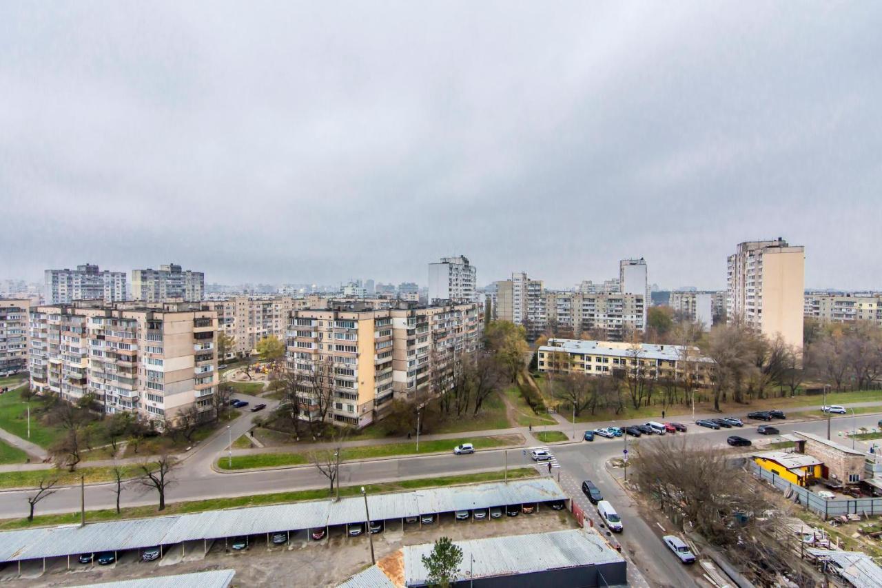 Стильные Апартаменты,Метро Вырлица,Метро Харьковская Kiev Eksteriør bilde